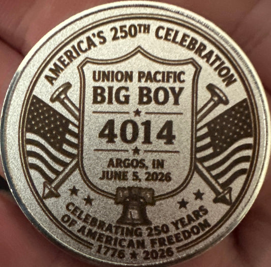 Big Boy 4014 Commemorative Challenge Coin